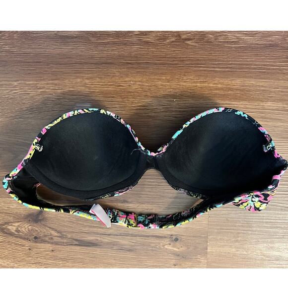 Victorias Secret Strapless Molded Cup Bikini Top Size 36B - Picture 3 of 5